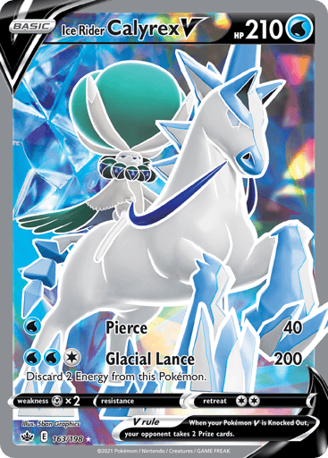 Ice Rider Calyrex V - Chilling Reign 163