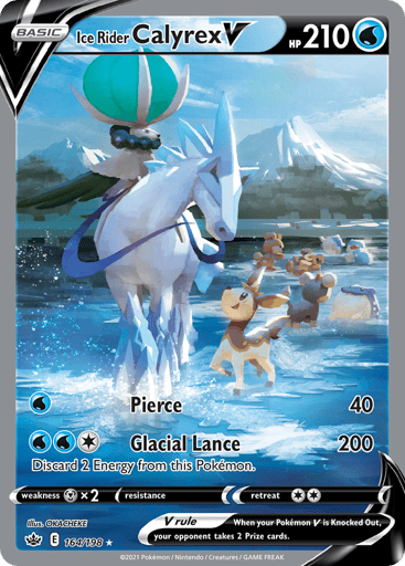 Ice Rider Calyrex V - Chilling Reign 164