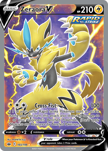 Zeraora V - Chilling Reign 165