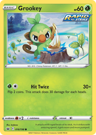 Grookey - Chilling Reign 16
