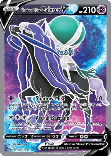 Shadow Rider Calyrex V - Chilling Reign 171