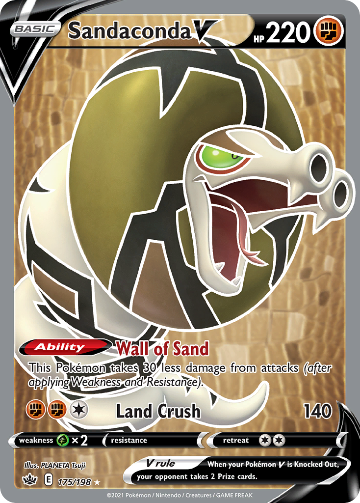 Sandaconda V – Chilling Reign 175/198 Pokémon card