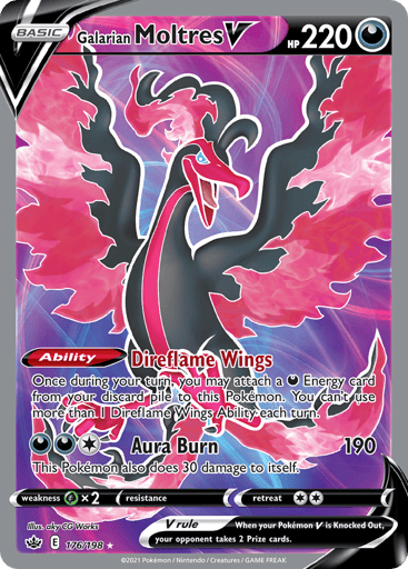 Galarian Moltres V - Chilling Reign 176
