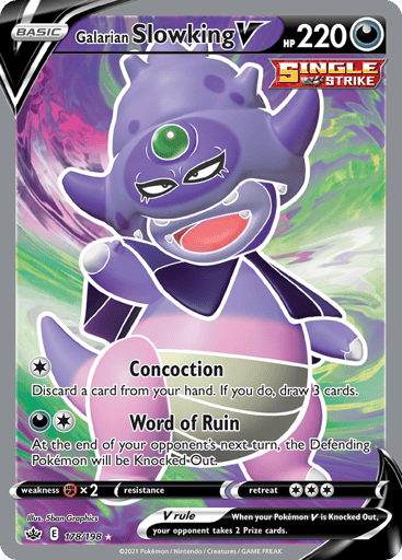 Galarian Slowking V - Chilling Reign 178