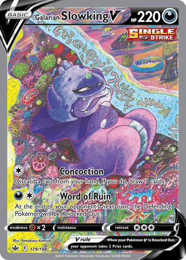 Galarian Slowking V - Chilling Reign 179