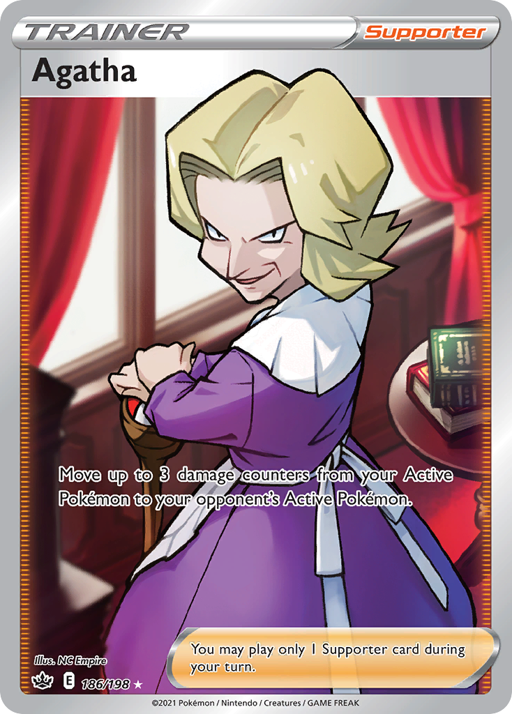 Agatha – Chilling Reign 186/198 Pokémon card