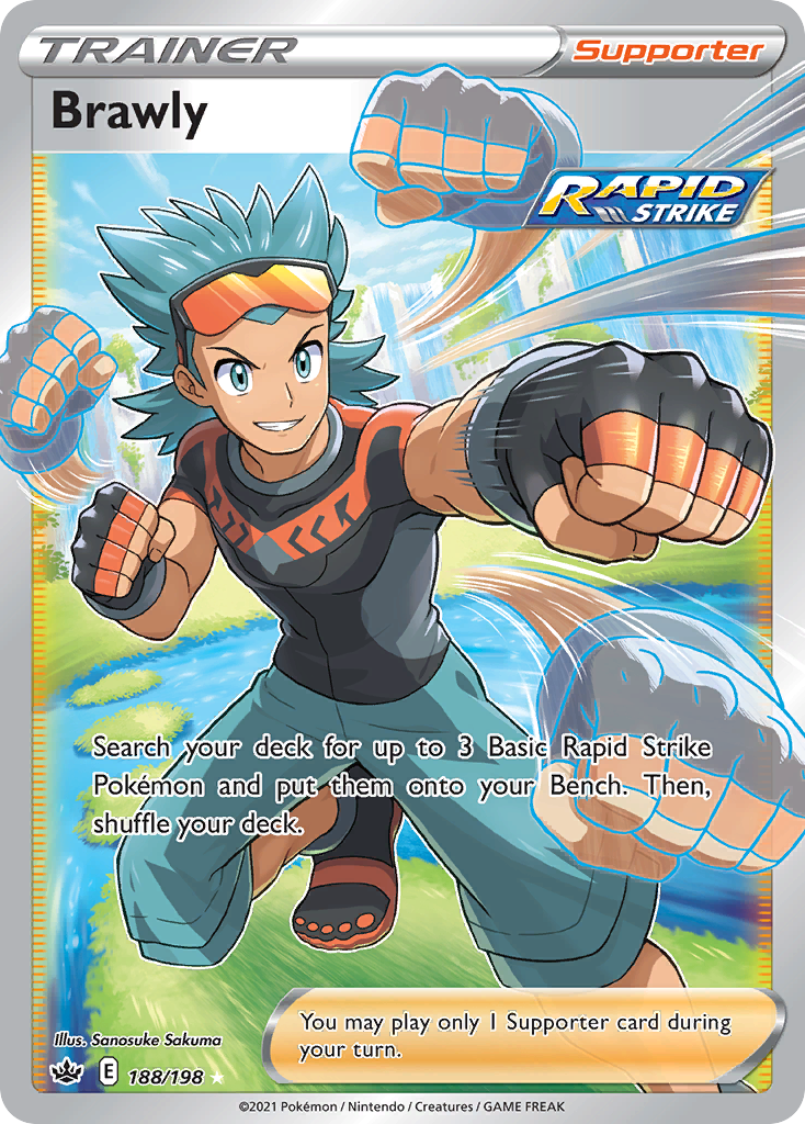 Brawly – Chilling Reign 188/198 Pokémon card