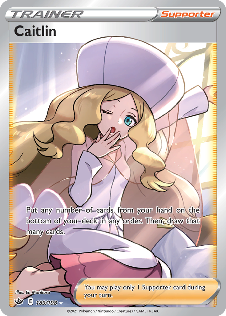 Caitlin – Chilling Reign 189/198 Pokémon card
