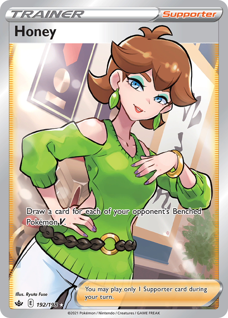 Honey – Chilling Reign 192/198 Pokémon card