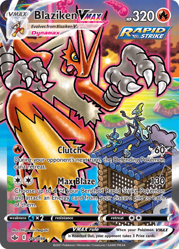 Blaziken VMAX - Chilling Reign 201