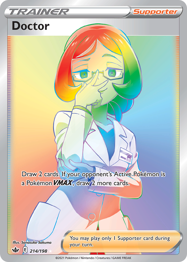 Doctor – Chilling Reign 214/198 Pokémon card