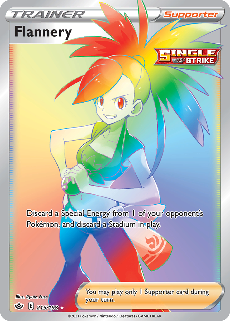 Flannery – Chilling Reign 215/198 Pokémon card