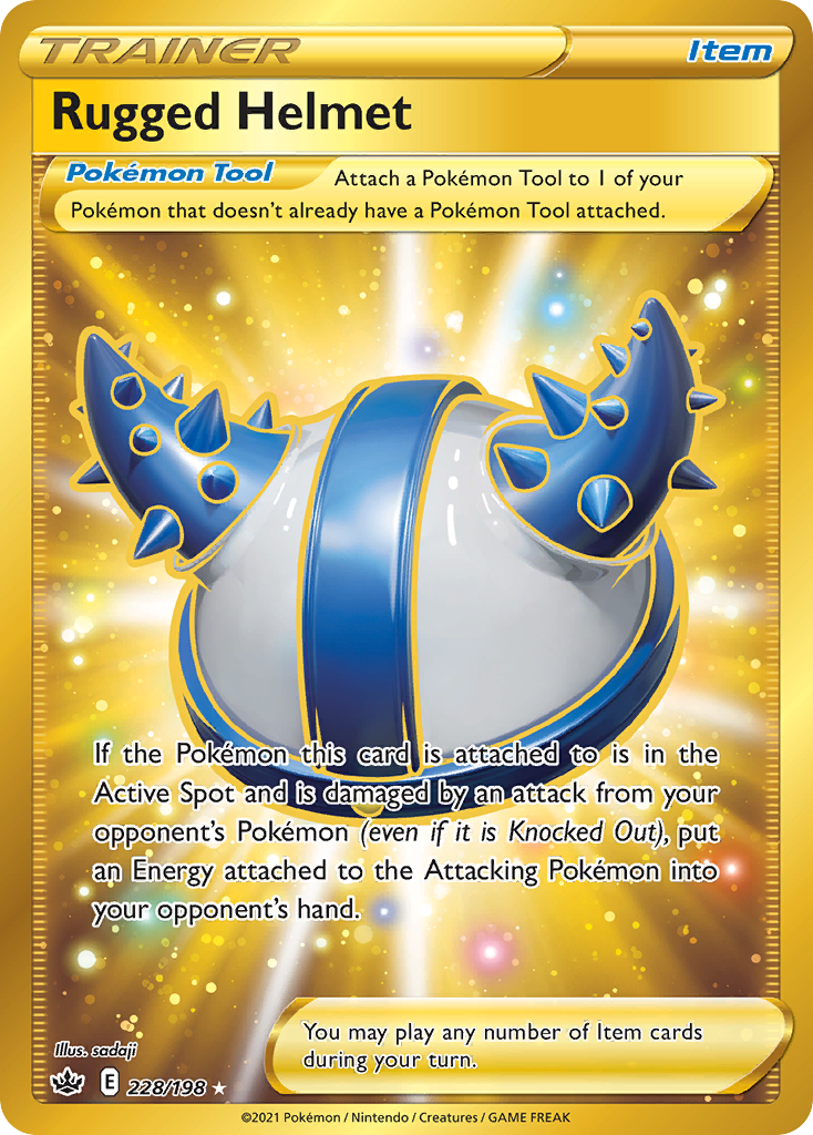 Rugged Helmet – Chilling Reign 228/198 Pokémon card