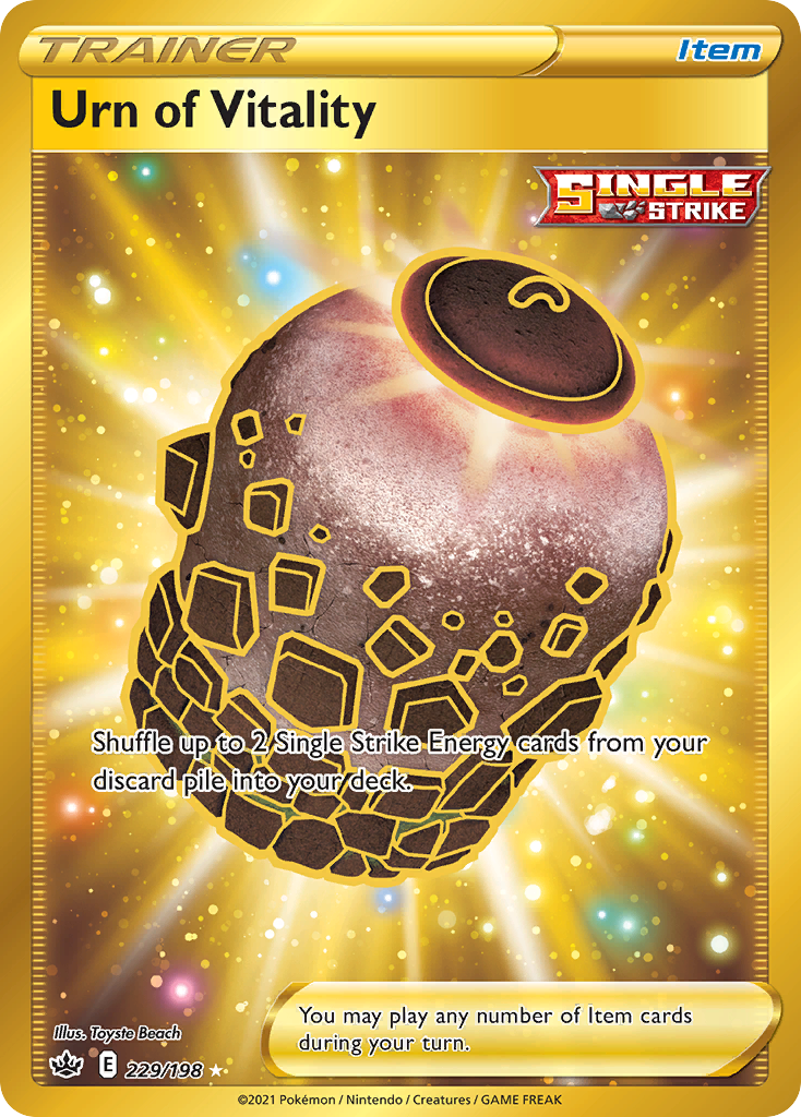 Urn of Vitality – Chilling Reign 229/198 Pokémon card