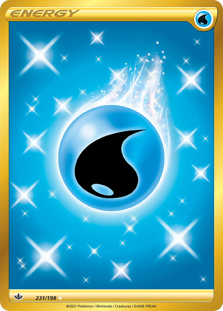 Water Energy – Chilling Reign 231/198 Pokémon card