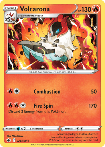 Volcarona - Chilling Reign 24