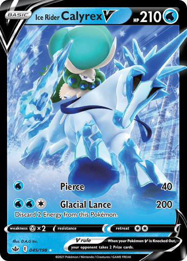 Ice Rider Calyrex V - Chilling Reign 45