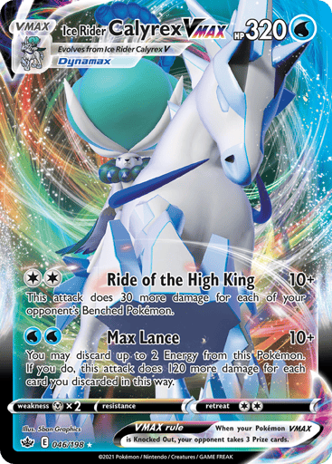 Ice Rider Calyrex VMAX - Chilling Reign 46