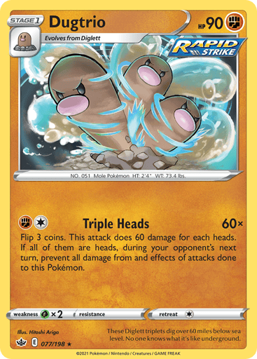 Dugtrio - Chilling Reign 77