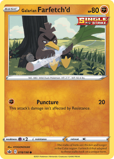 Galarian Farfetch'd - Chilling Reign 78