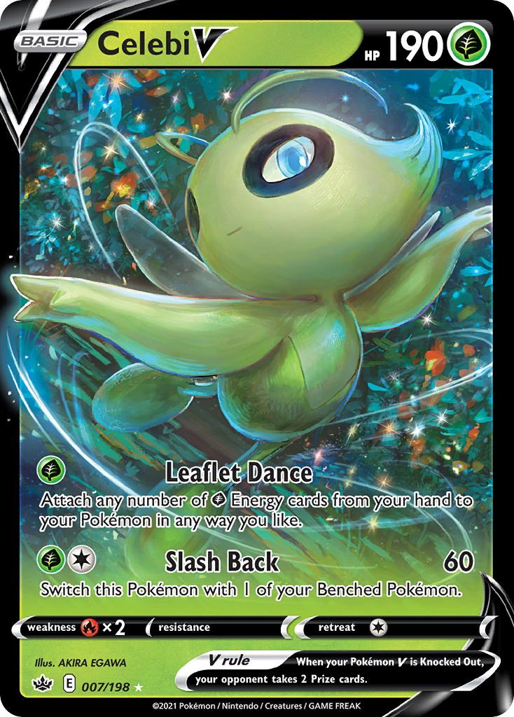 Celebi V – Chilling Reign 007/198 Pokémon card