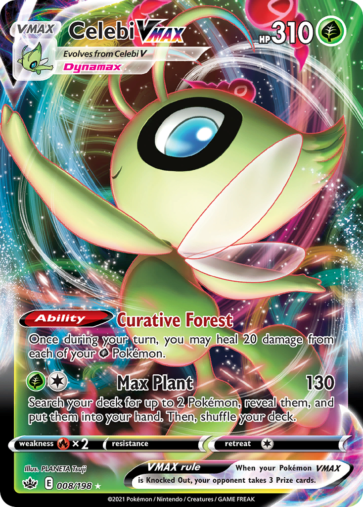 Celebi VMAX – Chilling Reign 008/198 Pokémon card