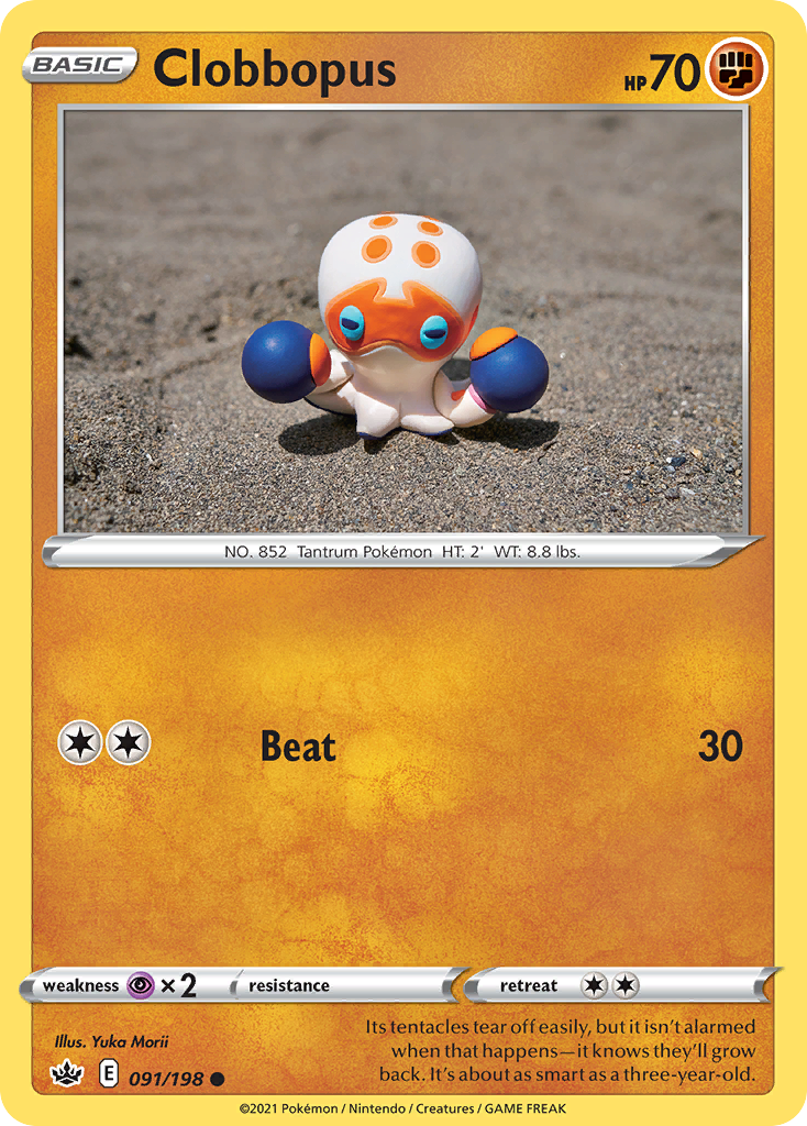 Clobbopus – Chilling Reign 091/198 Pokémon card