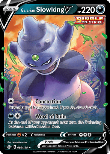 Galarian Slowking V - Chilling Reign 99