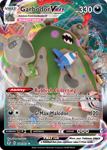 Garbodor VMAX - Evolving Skies 101