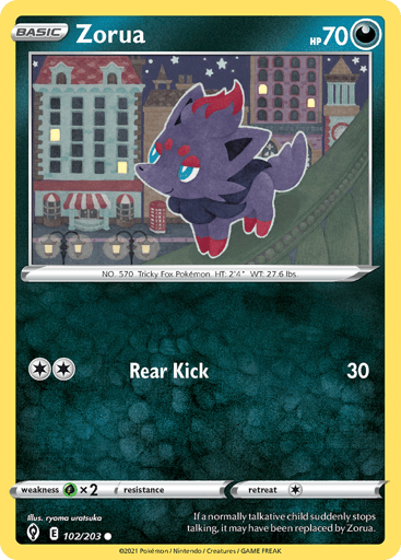 Zorua - Evolving Skies 102