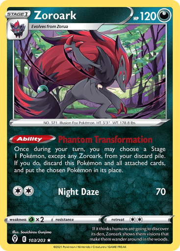 Zoroark - Evolving Skies 103