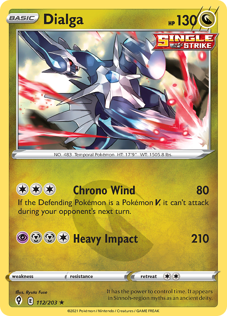 Dialga – Evolving Skies 112/203 Pokémon card