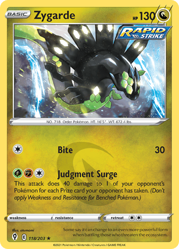 Zygarde - Evolving Skies 118