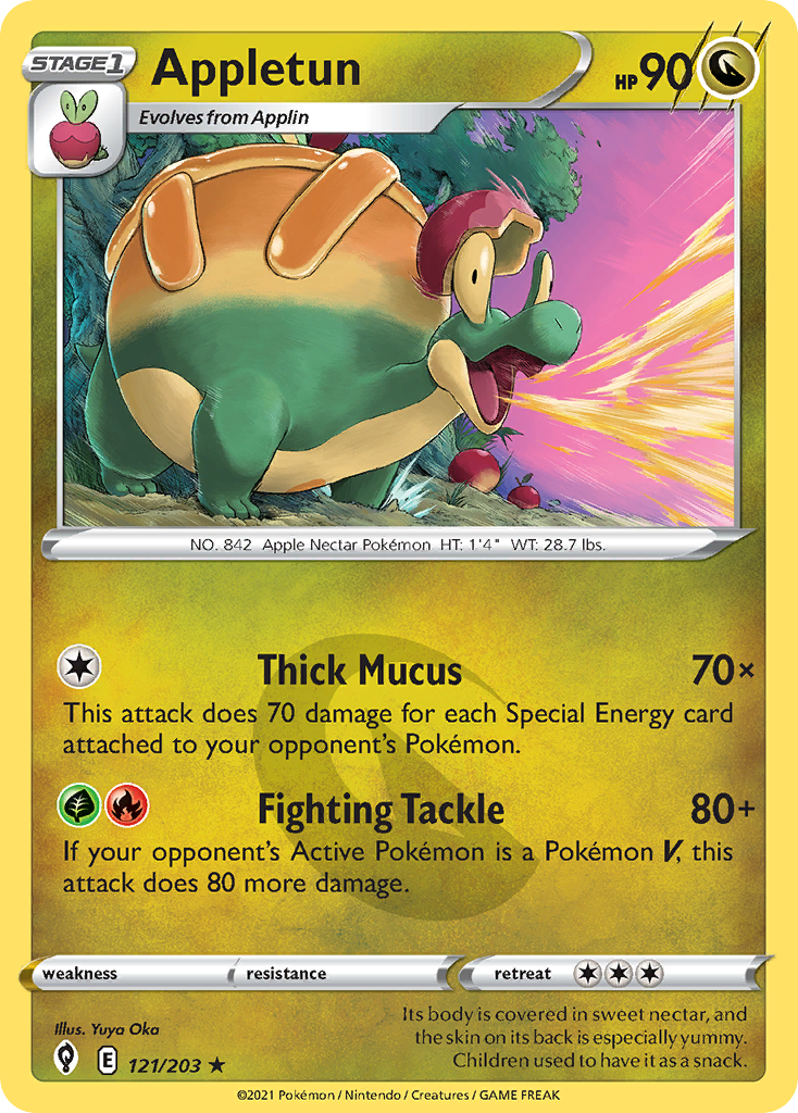Appletun – Evolving Skies 121/203 Pokémon card