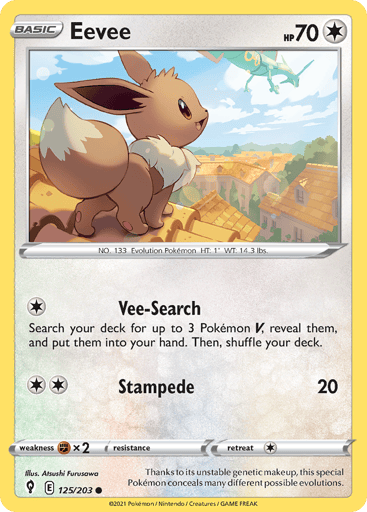 Eevee - Evolving Skies 125