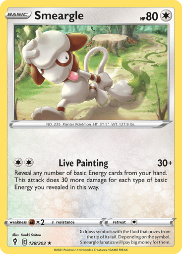 Smeargle - Evolving Skies 128