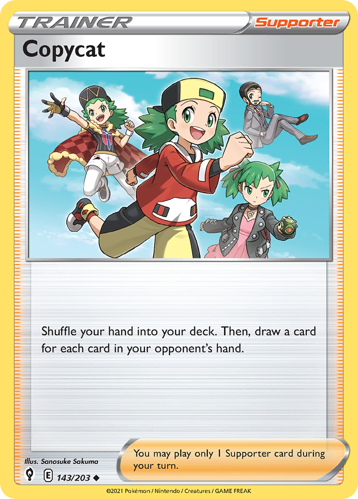 Copycat – Evolving Skies 143/203 Pokémon card