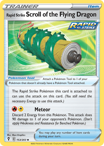 Rapid Strike Scroll of the Flying Dragon - Evolving Skies 153