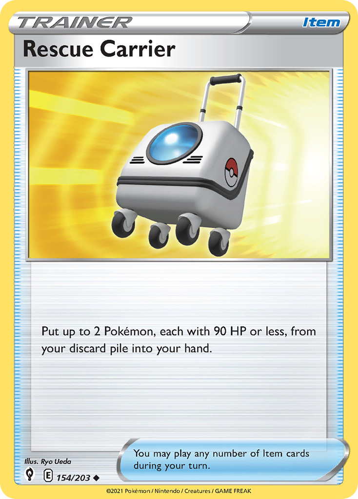 Rescue Carrier – Evolving Skies 154/203 Pokémon card