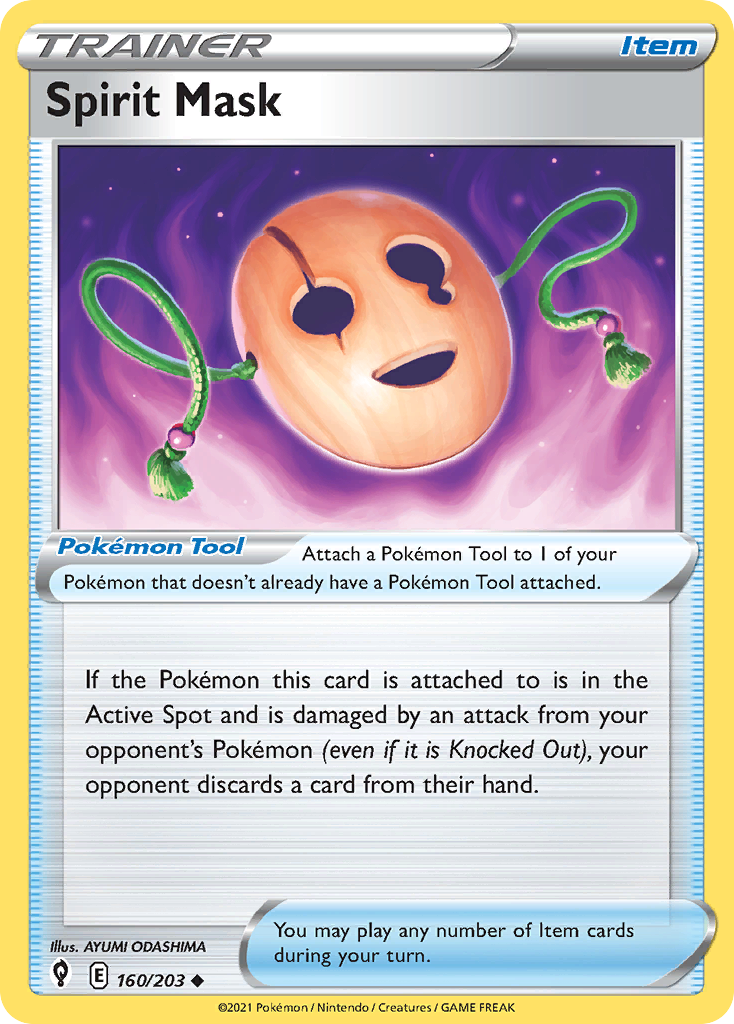 Spirit Mask – Evolving Skies 160/203 Pokémon card