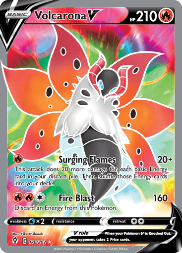 Volcarona V - Evolving Skies 170