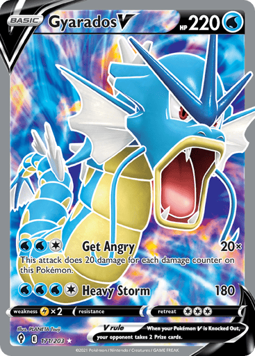 Gyarados V - Evolving Skies 171