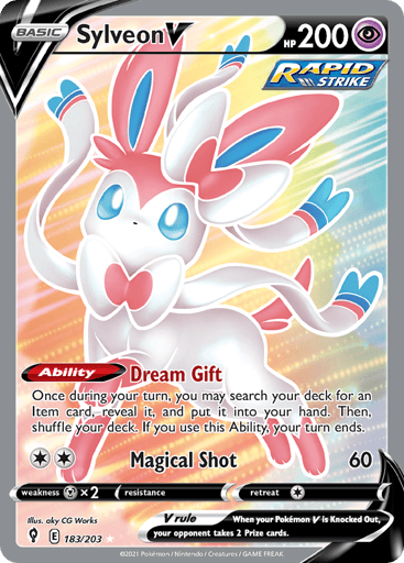 Sylveon V - Evolving Skies 183