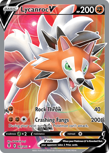 Lycanroc V - Evolving Skies 187