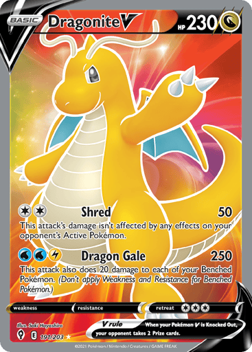Dragonite V - Evolving Skies 191