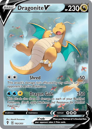 Dragonite V - Evolving Skies 192