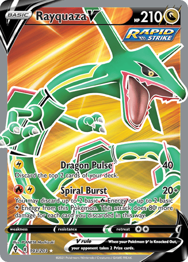 Rayquaza V - Evolving Skies 193
