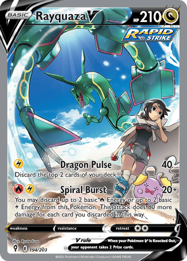 Rayquaza V - Evolving Skies 194