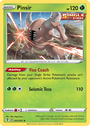 Pinsir - Evolving Skies 1