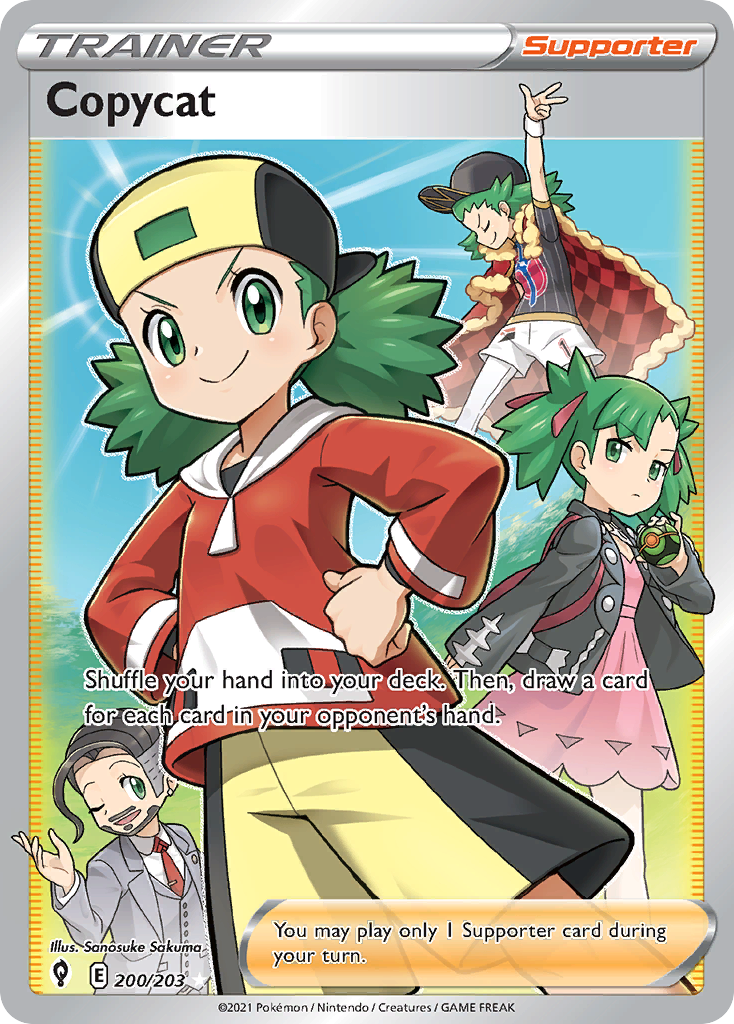 Copycat – Evolving Skies 200/203 Pokémon card